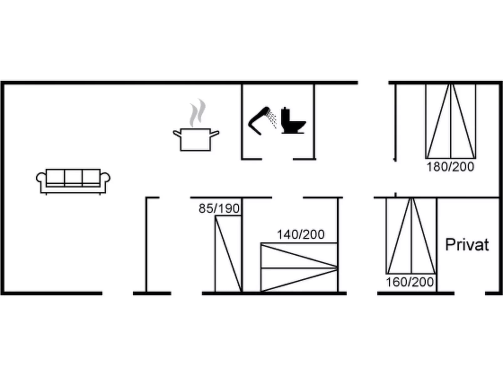 "Anneka" - 750m from the sea-Dedans