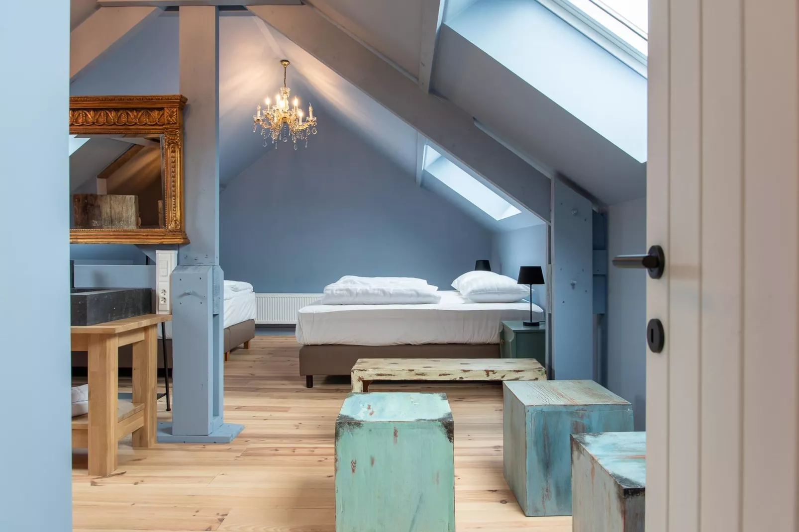 Maison Bleue-Schlafzimmer