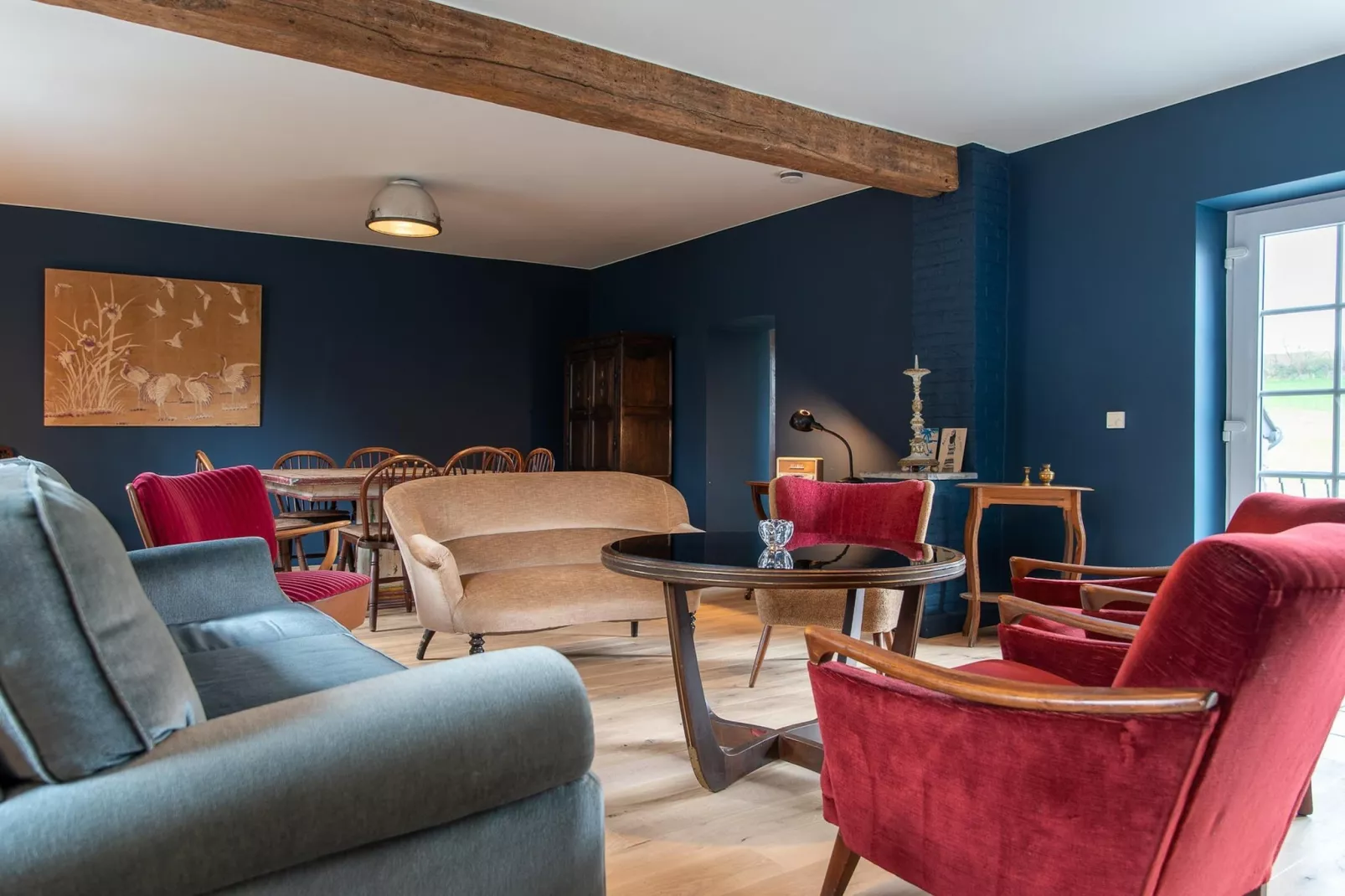 Maison Bleue-Wohnzimmer