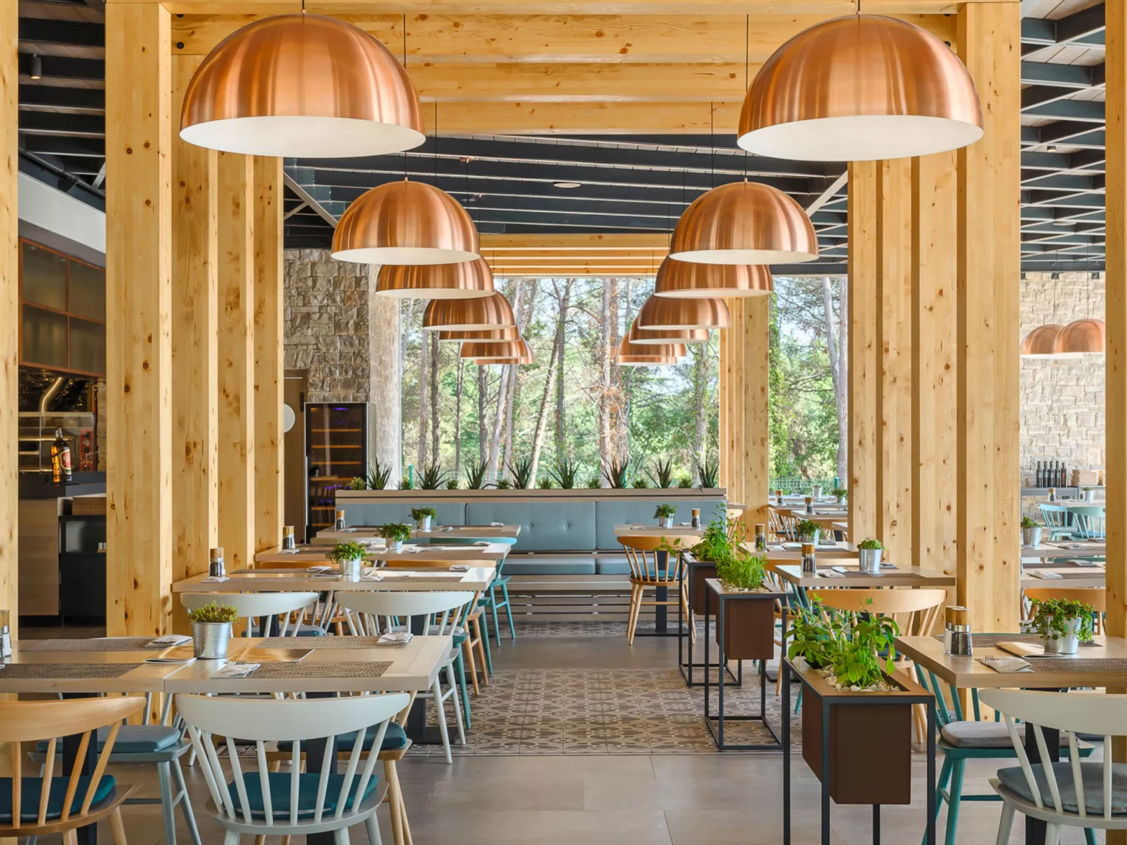 Camping Santa Marina-Drinnen