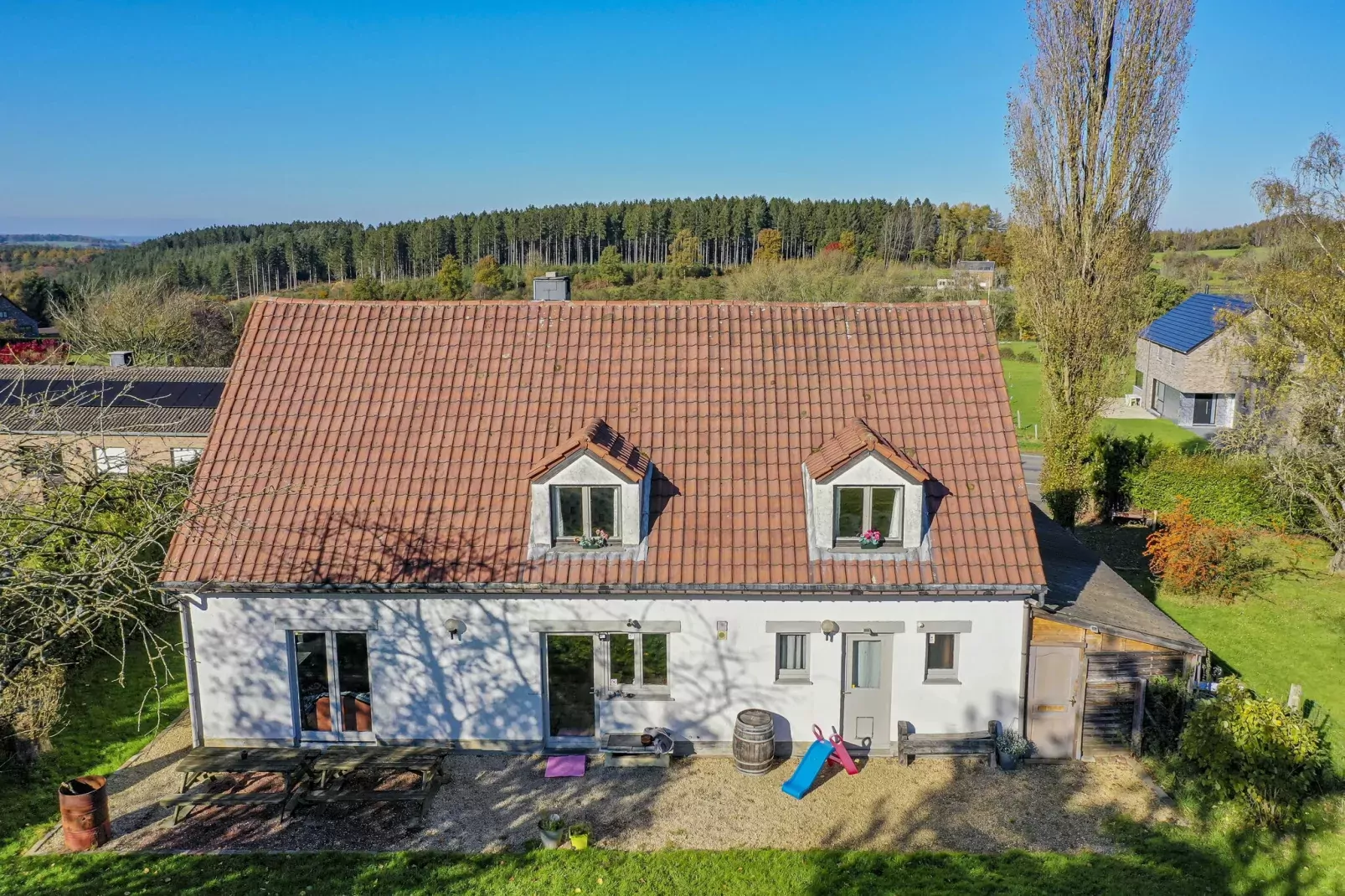 Ardennes Bleu 8 pers maximum-Außenbereich Sommer