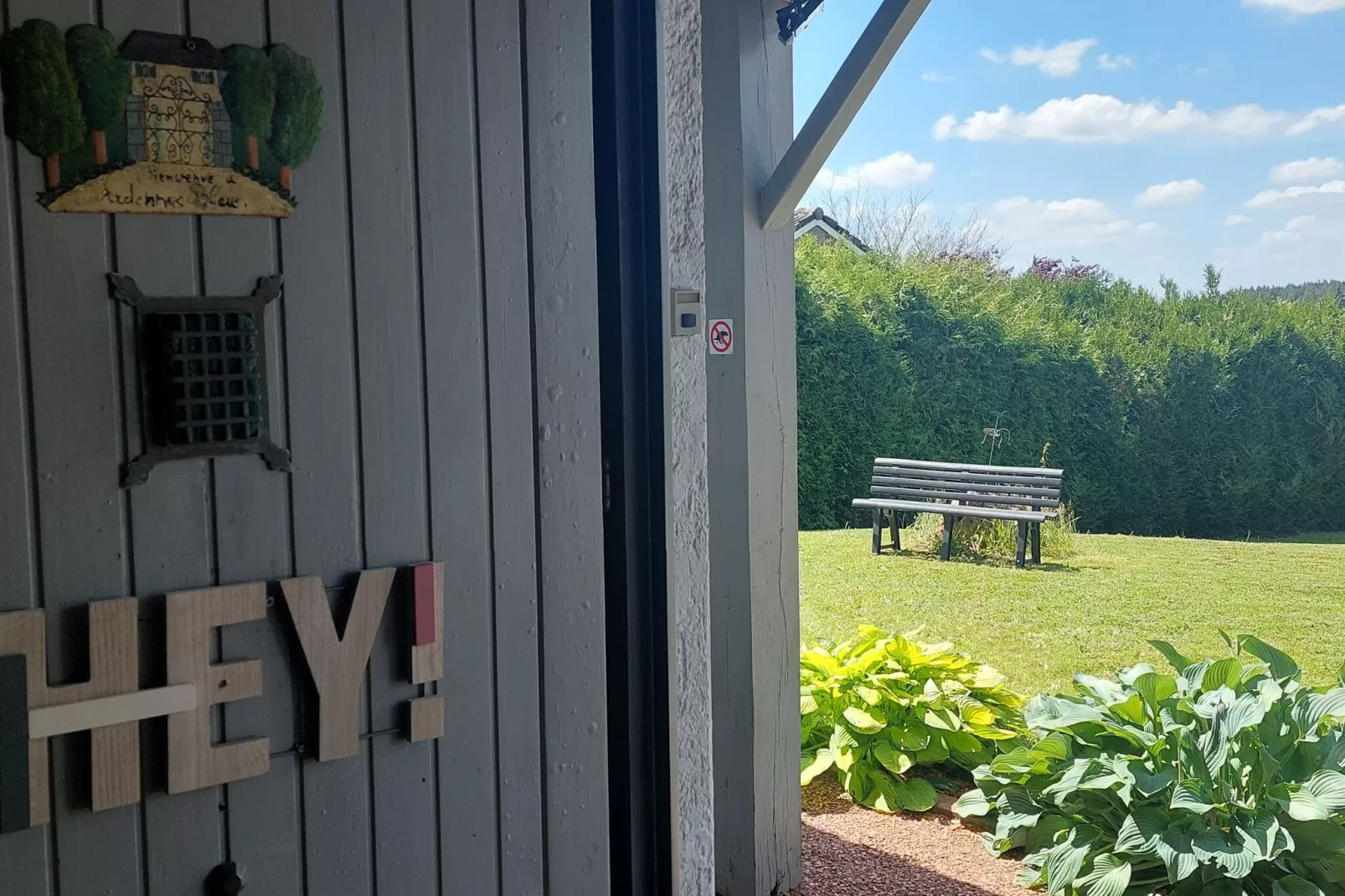 Ardennes Bleu 8 pers maximum-Aussicht Sommer