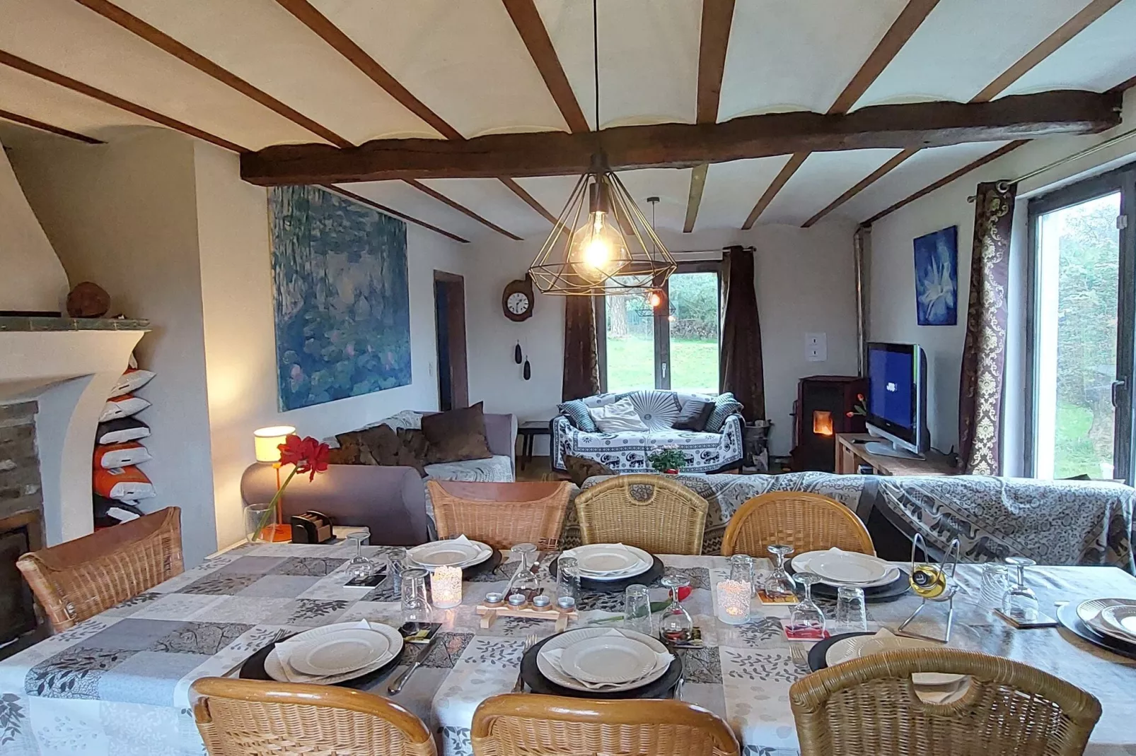 Ardennes Bleu 8 pers maximum-Wohnzimmer