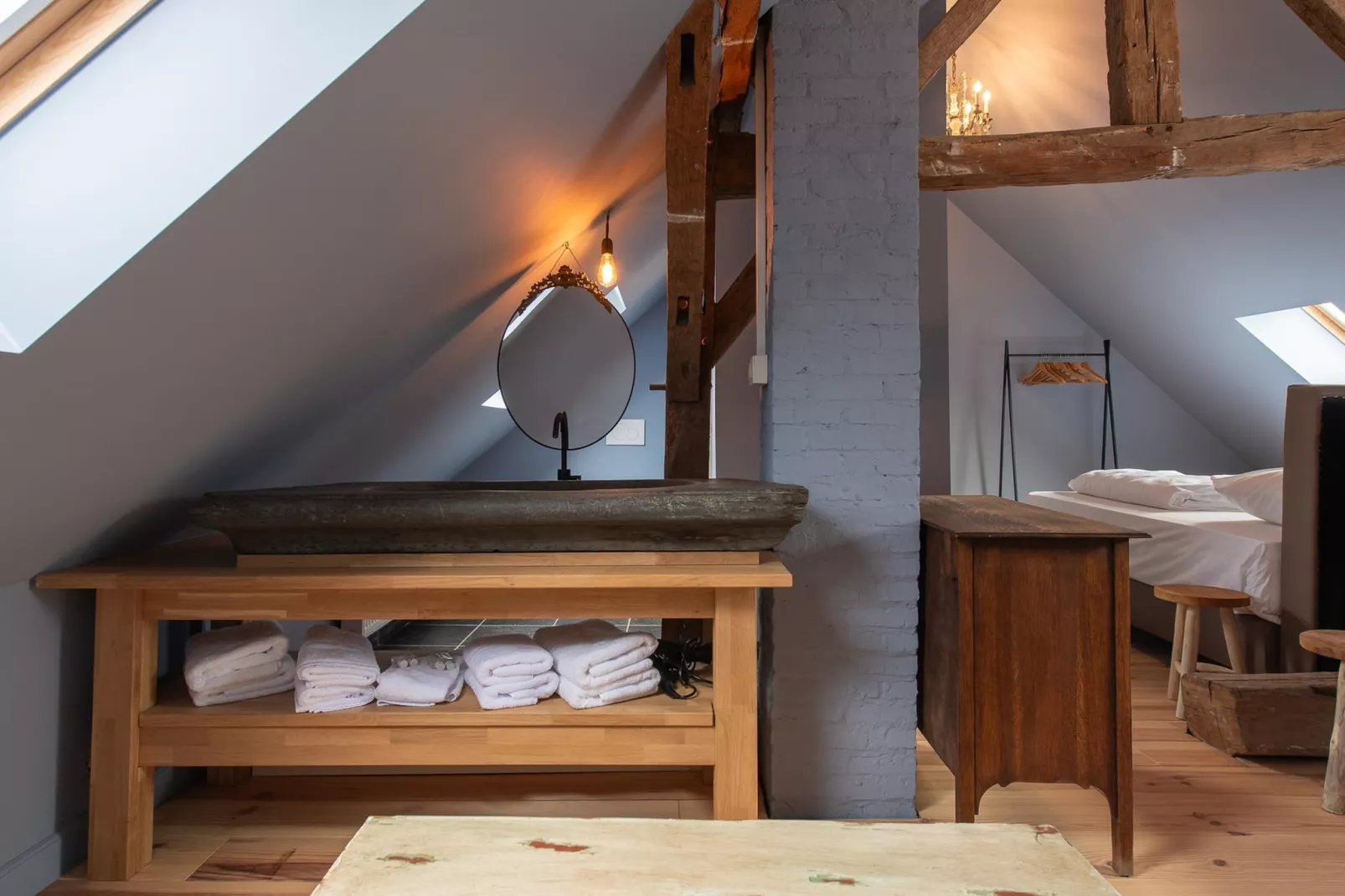 Maison Bleue-Badezimmer