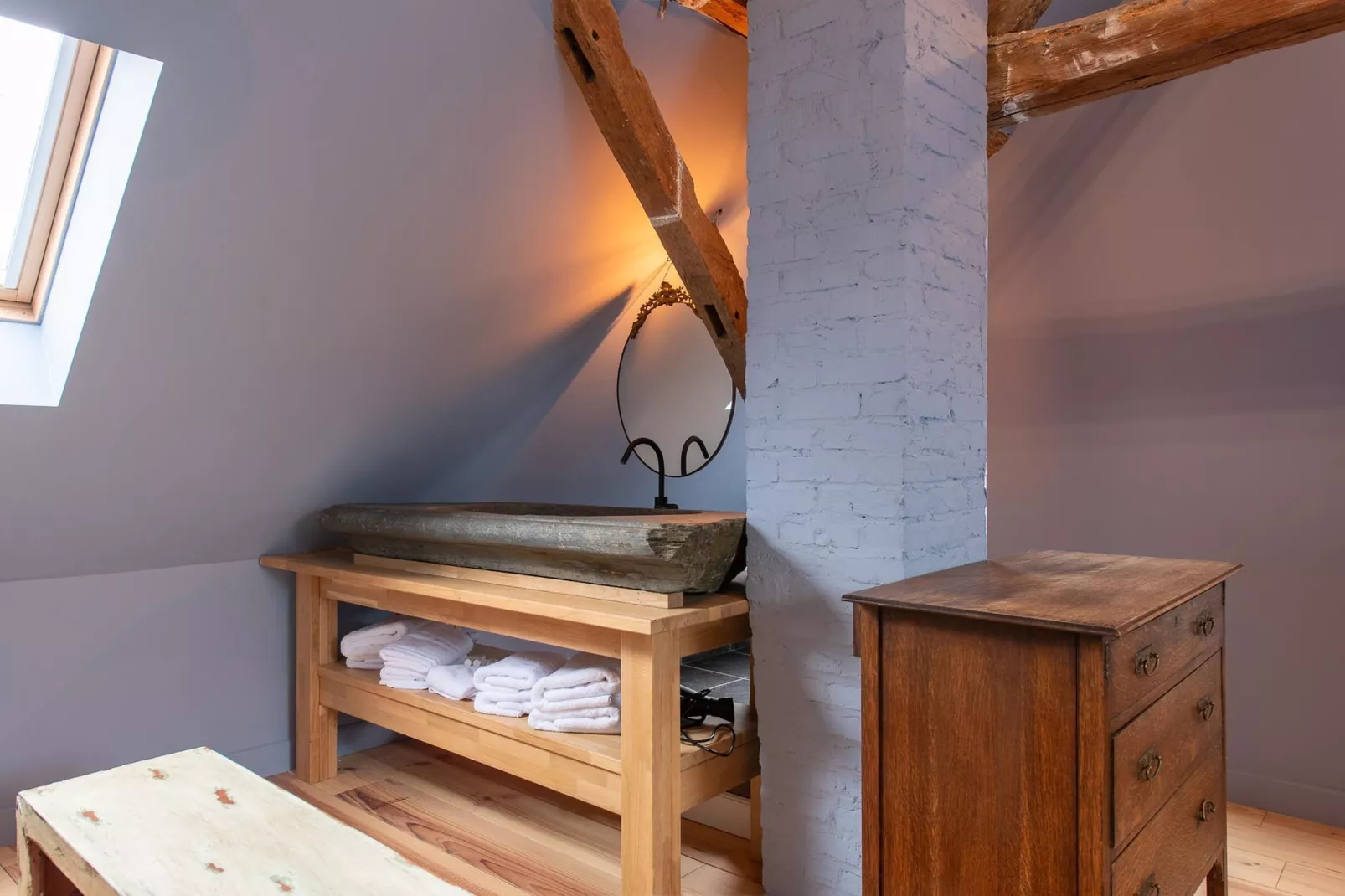 Maison Bleue-Badezimmer