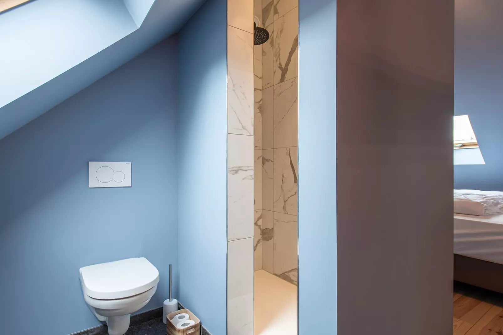 Maison Bleue-Badezimmer