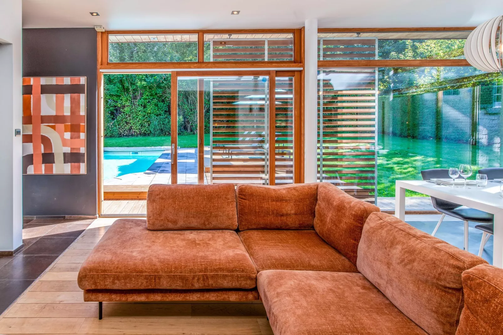 Villa White-Living room