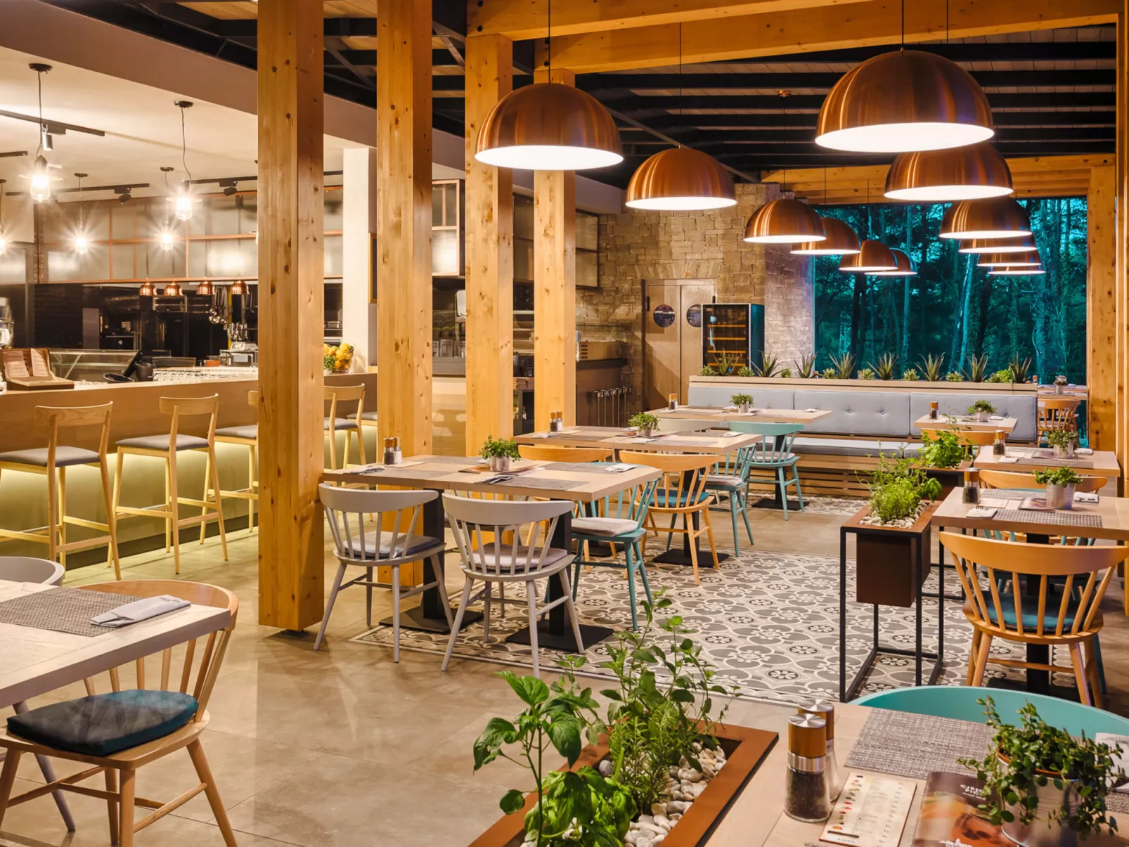 Camping Santa Marina-Drinnen