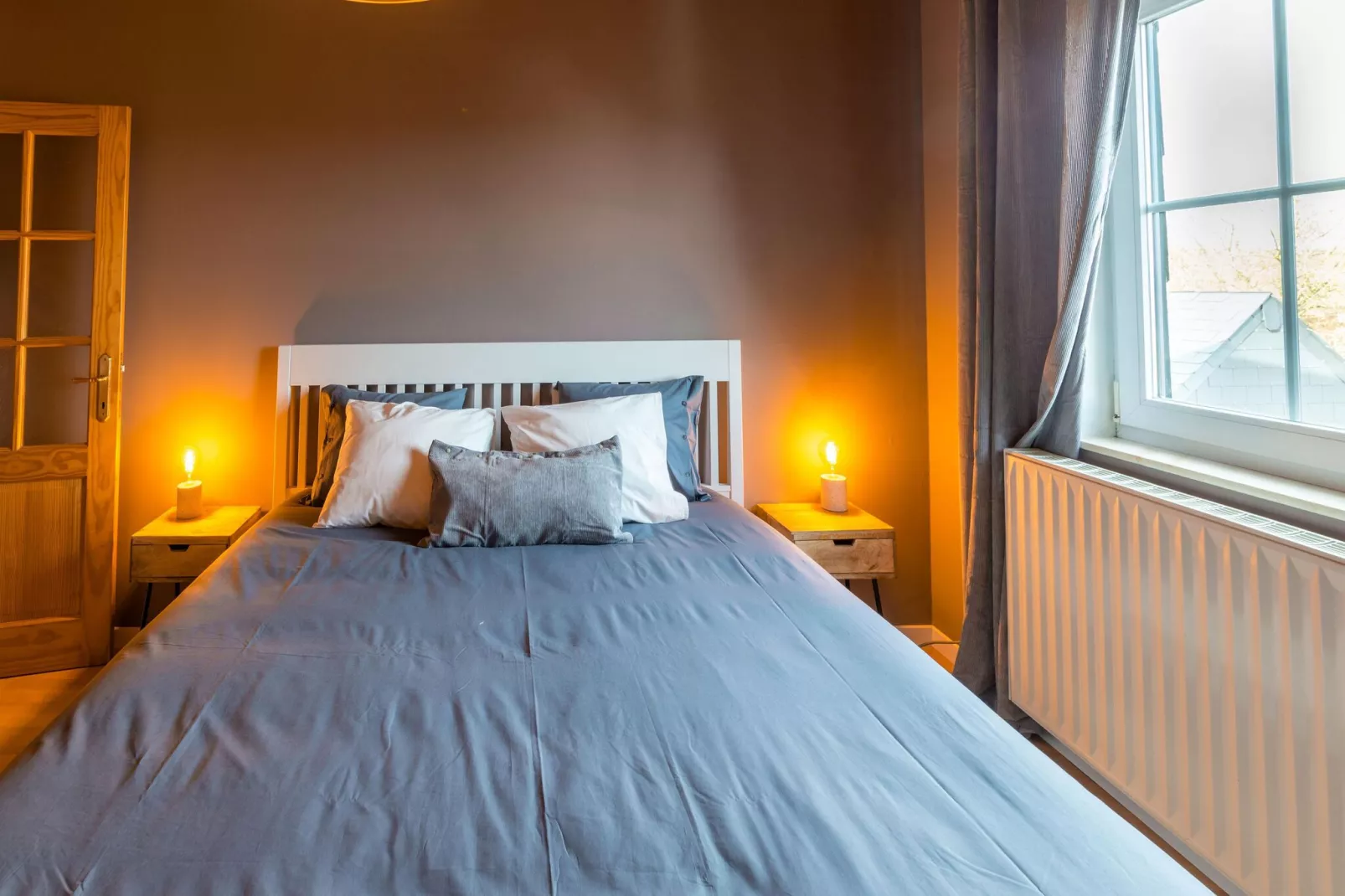 Charmante habitation à Lierneux pour 10 adultes avec Bains à remous-Bedroom