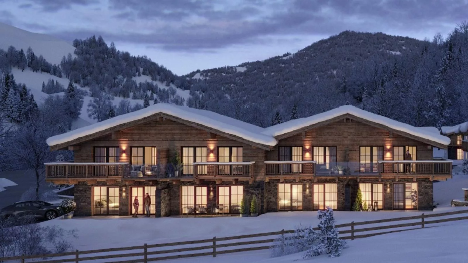 Tauernlodge Eben C1-Außenbereich Winter