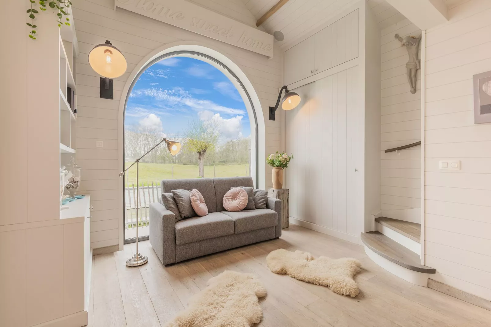 Het Witte Strandhuis-Living room