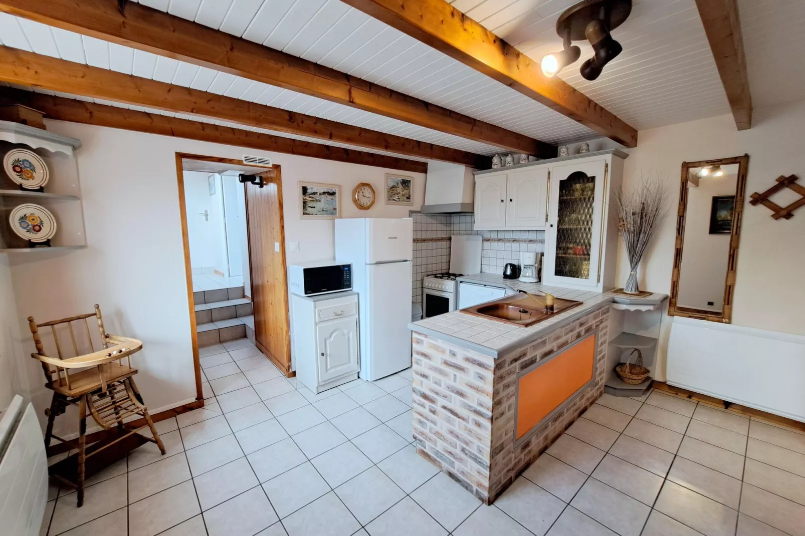 Bretonisches Steinhaus Landéda-Kitchen