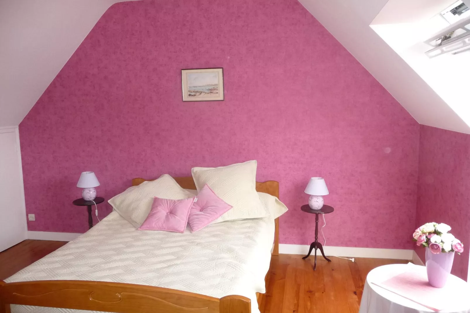 50m vom Sandstrand Ferienhaus Ploudalmézeau-Bedroom