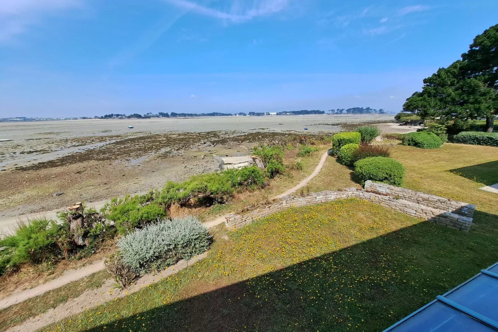 180° Panorama Meerblick Ferienwohnung Roscoff-View summer