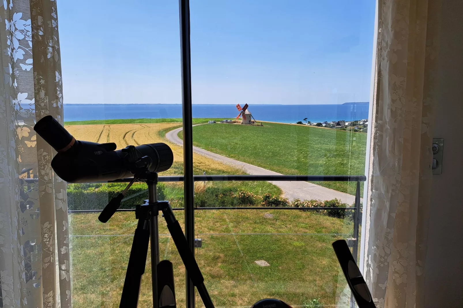 Premium-Ferienvilla mit Jacuzzi 180° Panorama-Meerblick Telgruc-sur-Mer-View summer