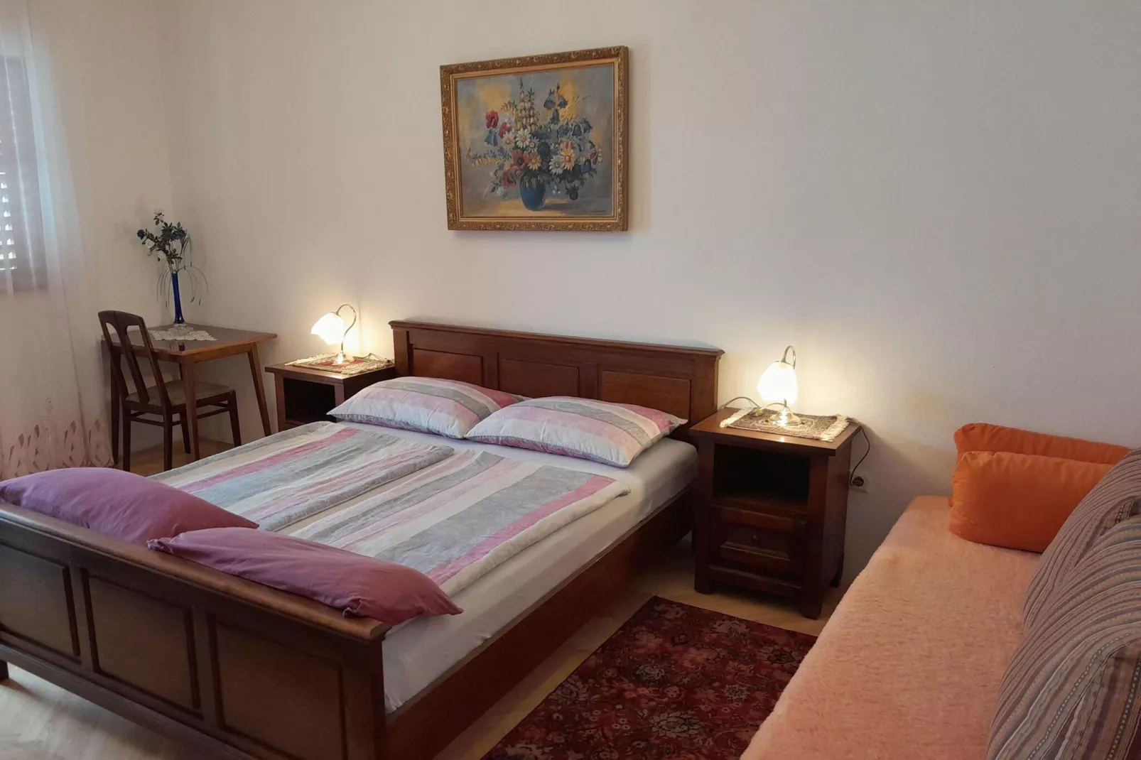 Apartments Adelheid, Biograd-Typ A5A im EG, ca. 60 qm, für 5 Pers.-Schlafzimmer