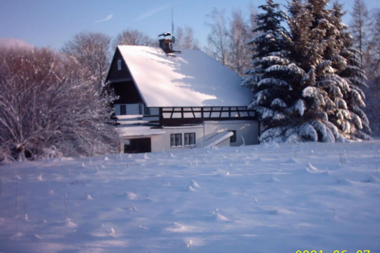 Ferienhaus Anna-Außenbereich Winter