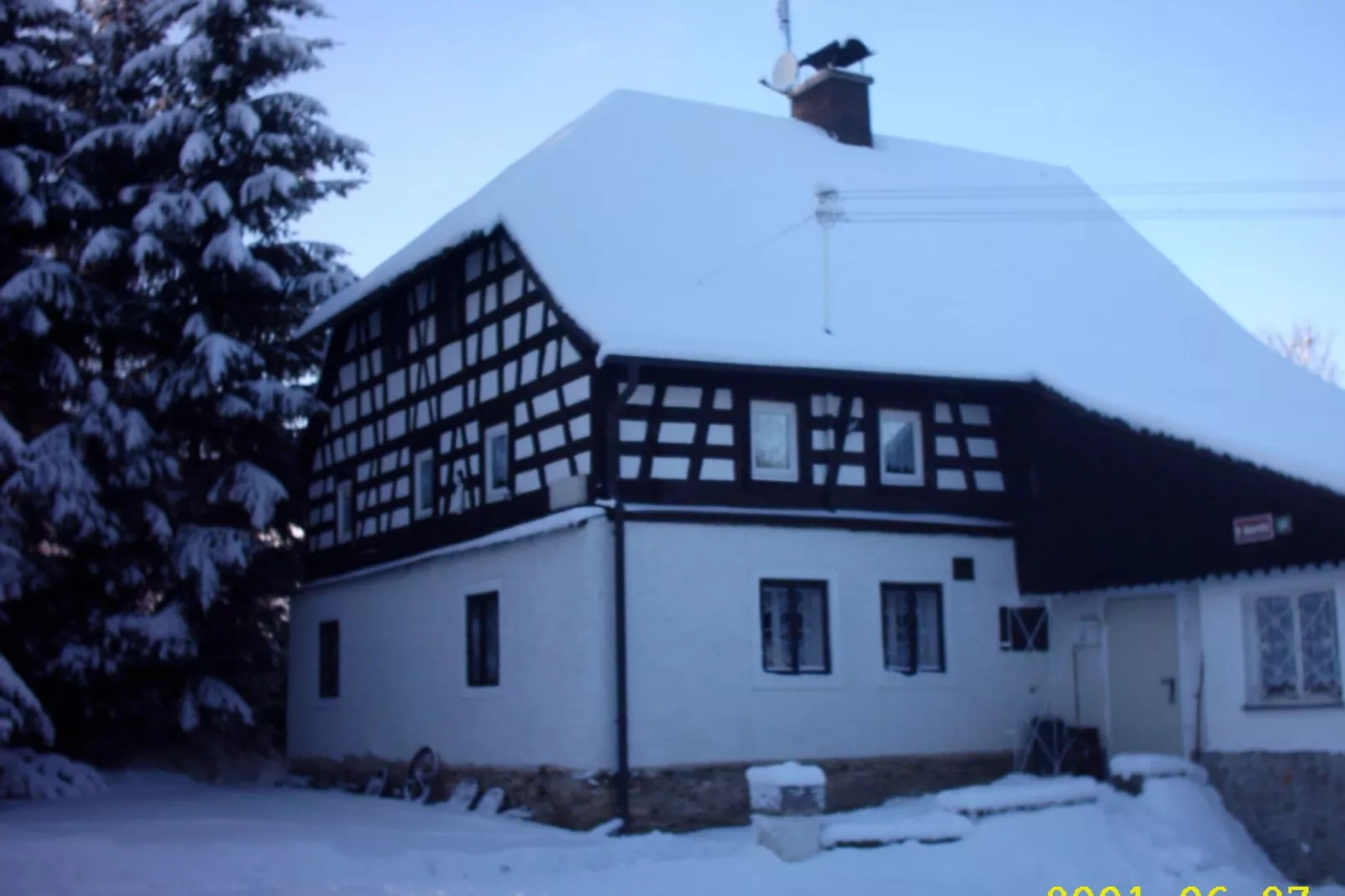 Ferienhaus Anna-Außenbereich Winter