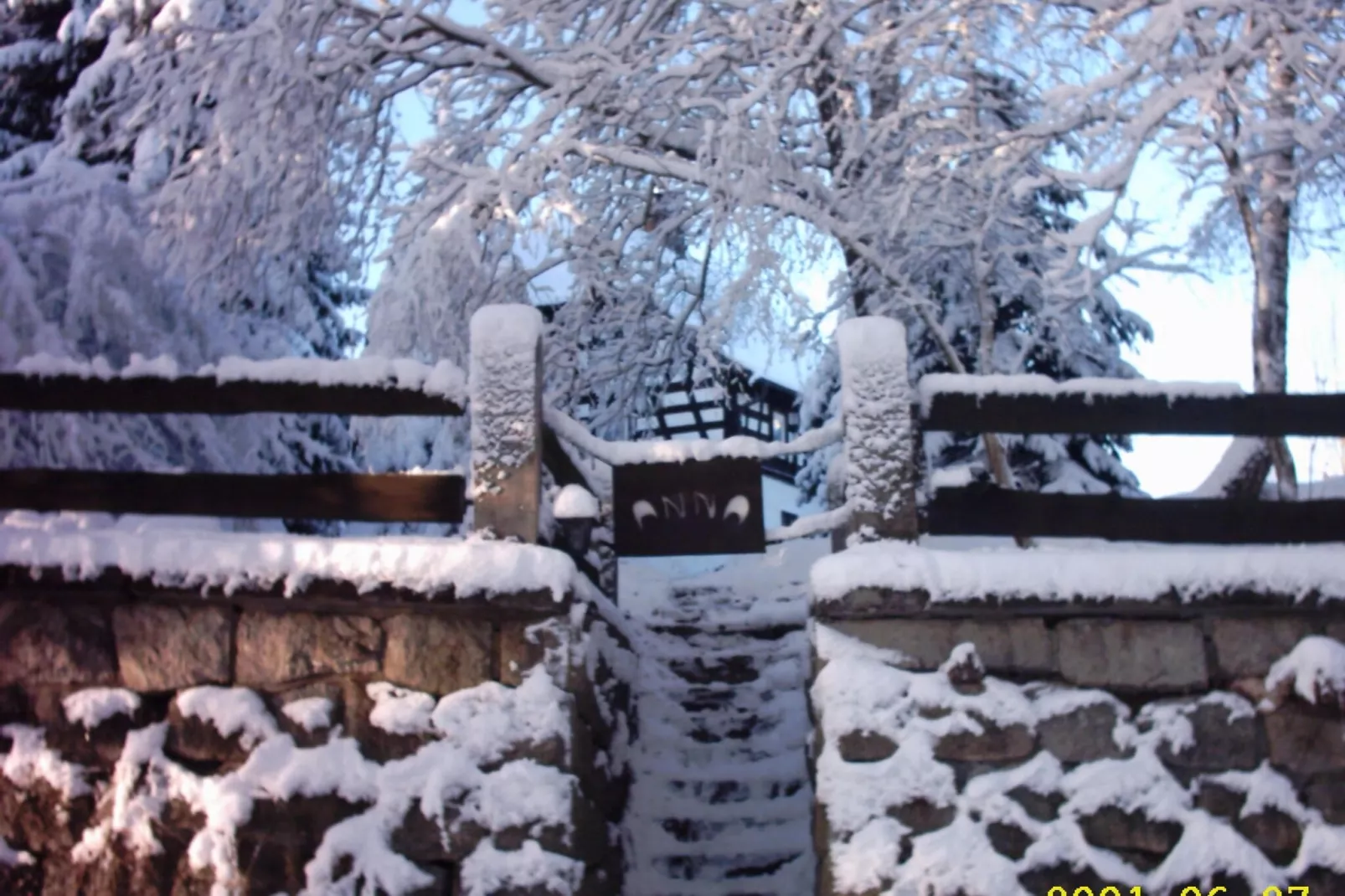 Ferienhaus Anna-Garten Winter