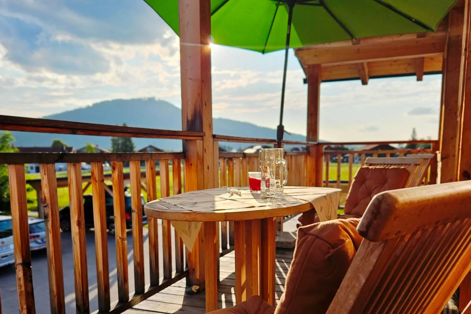 Appartement Panoramablick Inzell-Terrace balcony