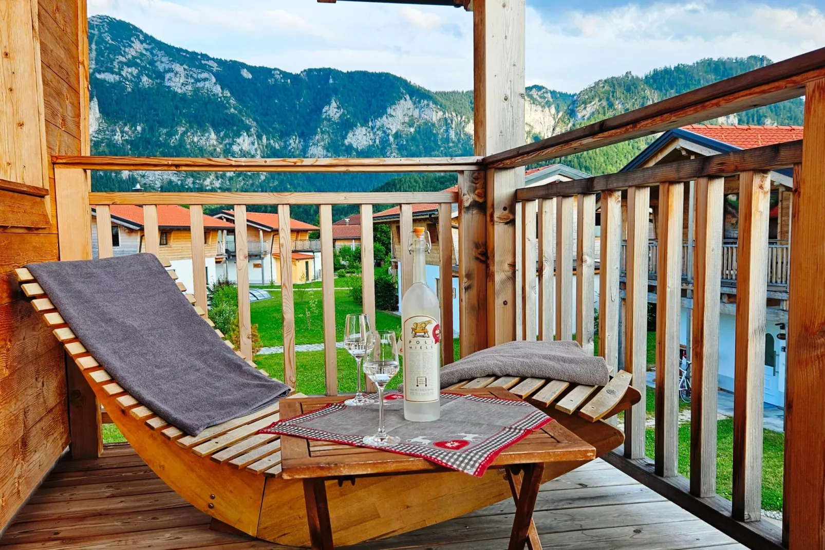 Appartement Panoramablick Inzell-Terrace balcony