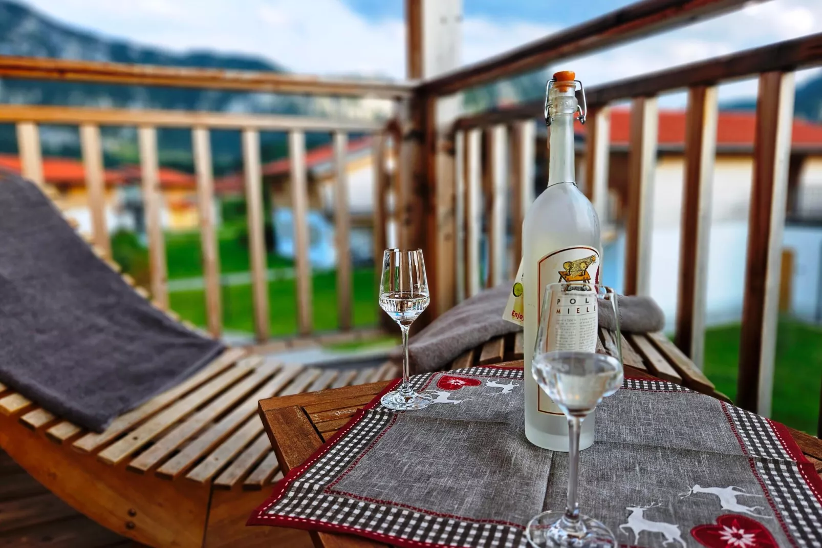 Appartement Panoramablick Inzell-Terrace balcony