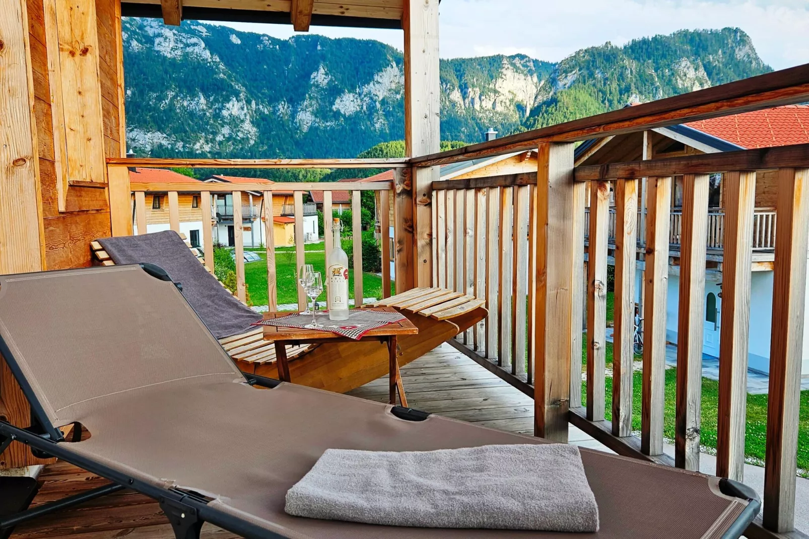 Appartement Panoramablick Inzell-Terrace balcony