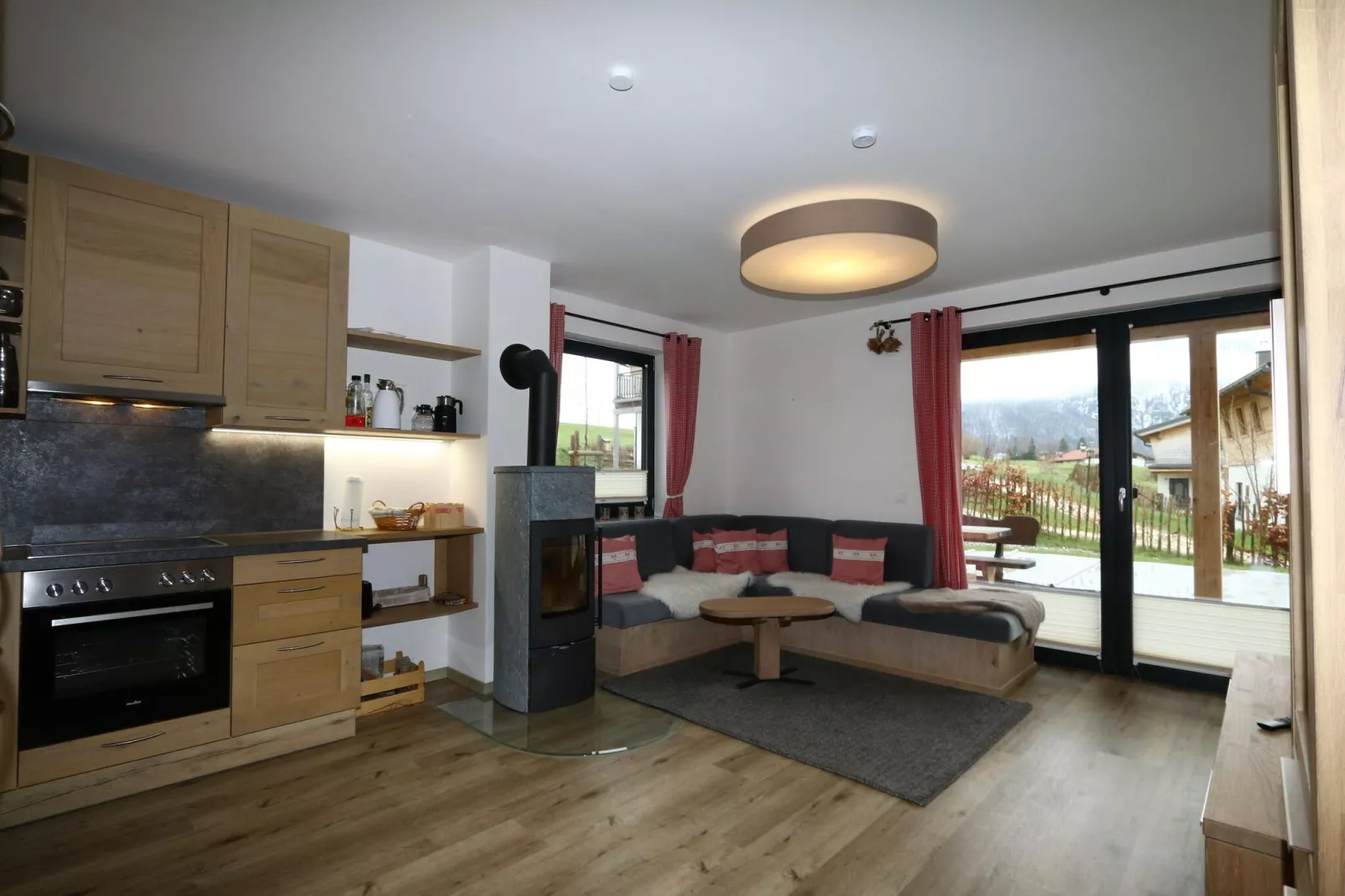 Chalet Alpenzauber Inzell-Living room