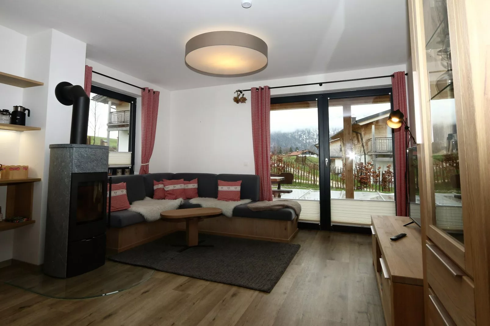 Chalet Alpenzauber Inzell-Living room