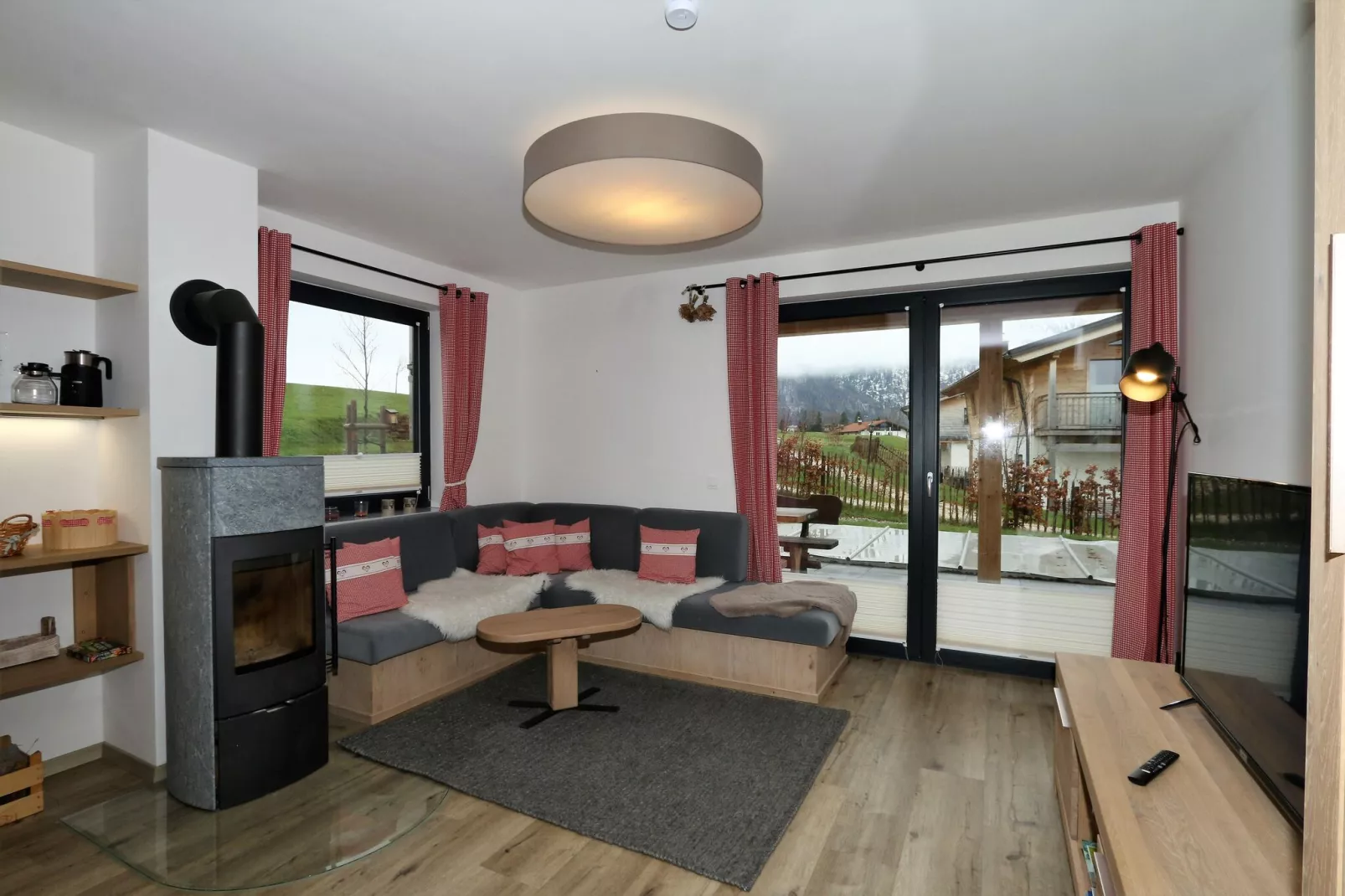 Chalet Alpenzauber Inzell-Living room