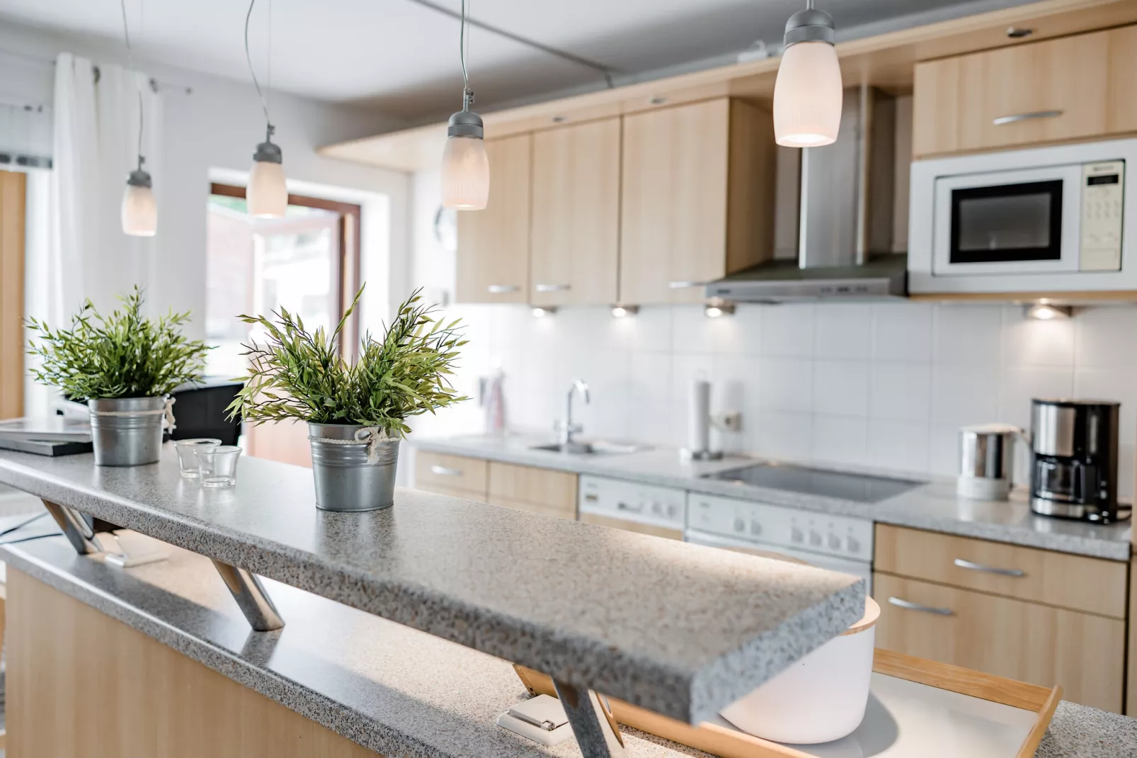 Ferienhaus Im Gutshofpark mit Sauna-Kitchen