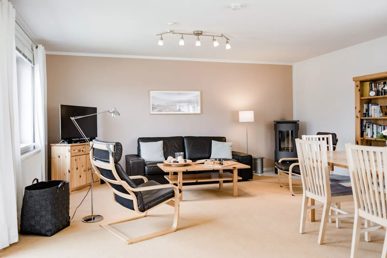 Ferienhaus Im Gutshofpark mit Sauna-Living room