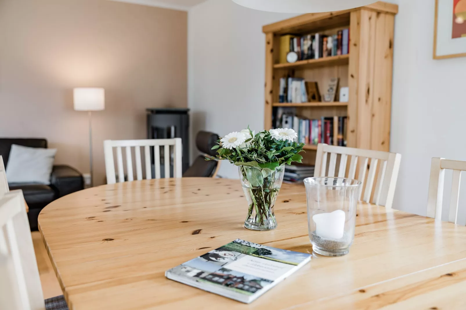Ferienhaus Im Gutshofpark mit Sauna-Dining room