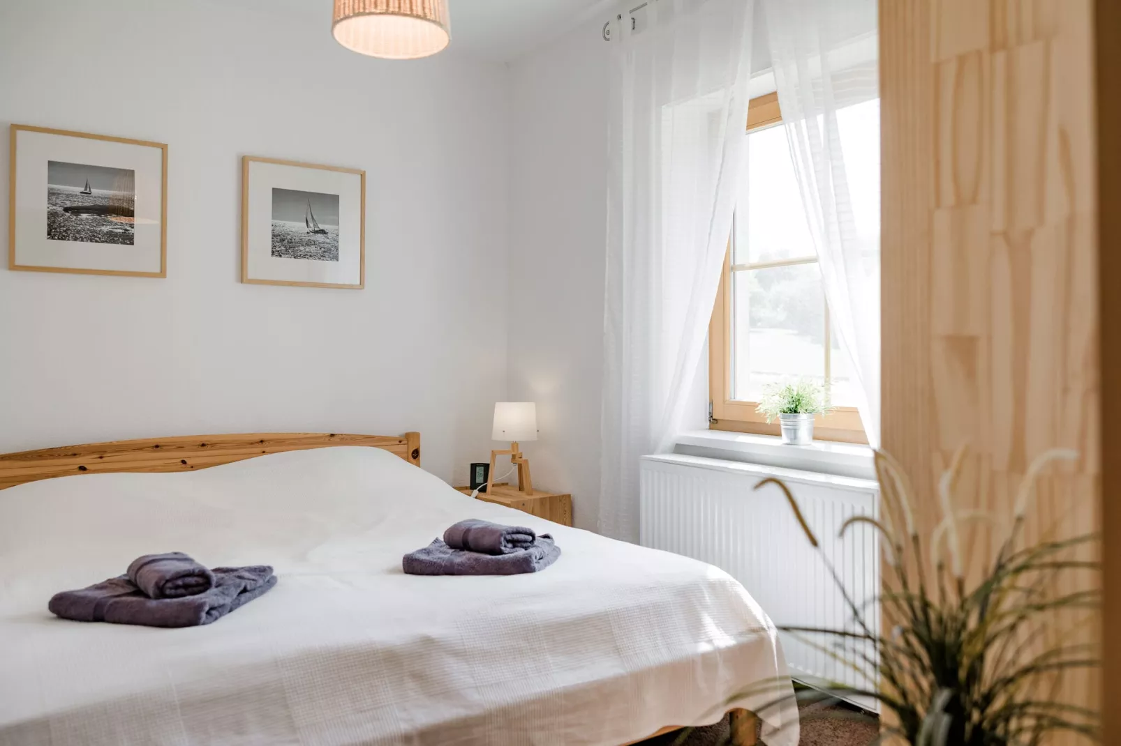 Ferienhaus Im Gutshofpark mit Sauna-Bedroom