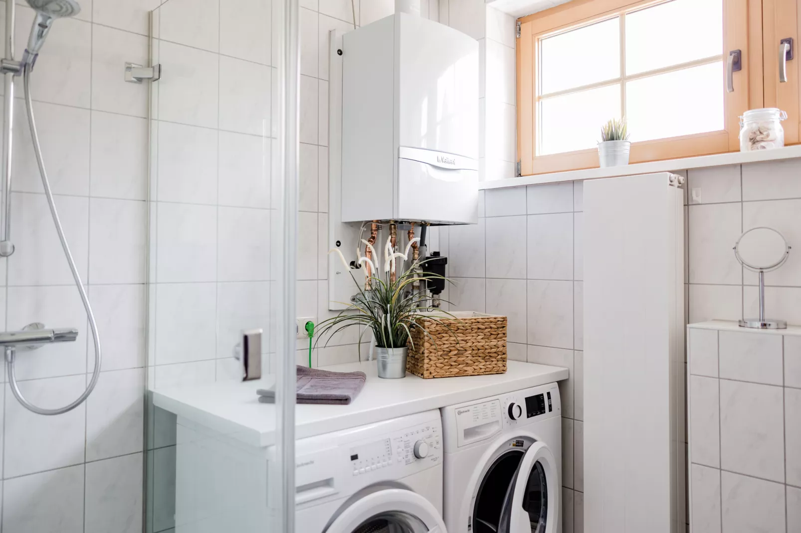 Ferienhaus Im Gutshofpark mit Sauna-Bathroom