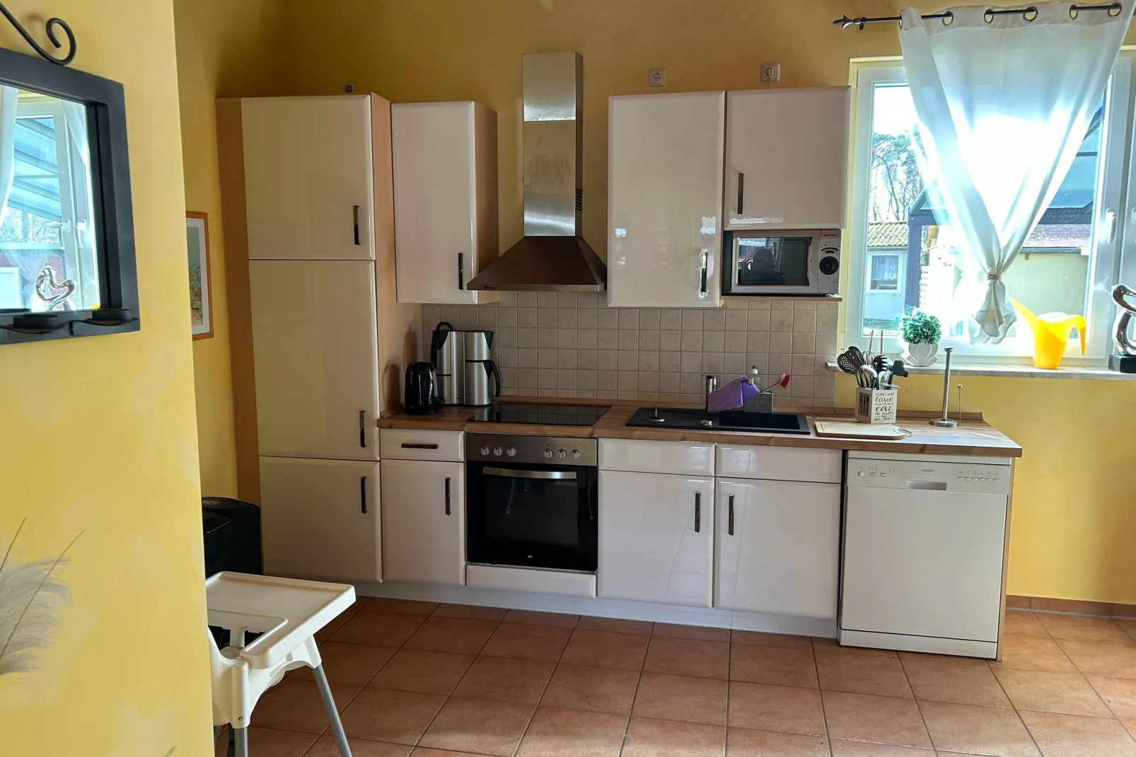 Bungalow Campingplatz am Salzhaff-Kitchen