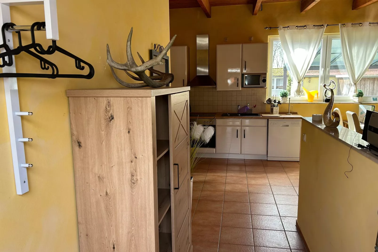 Bungalow Campingplatz am Salzhaff-Kitchen