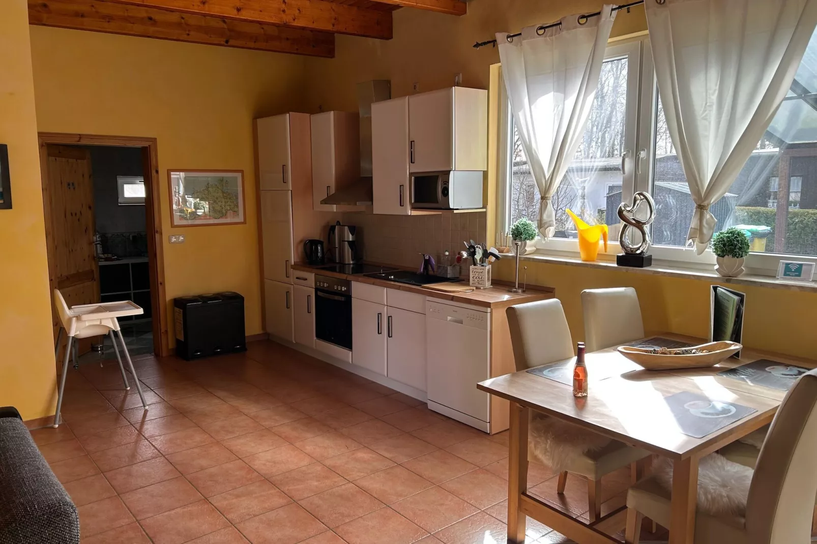 Bungalow Campingplatz am Salzhaff-Kitchen