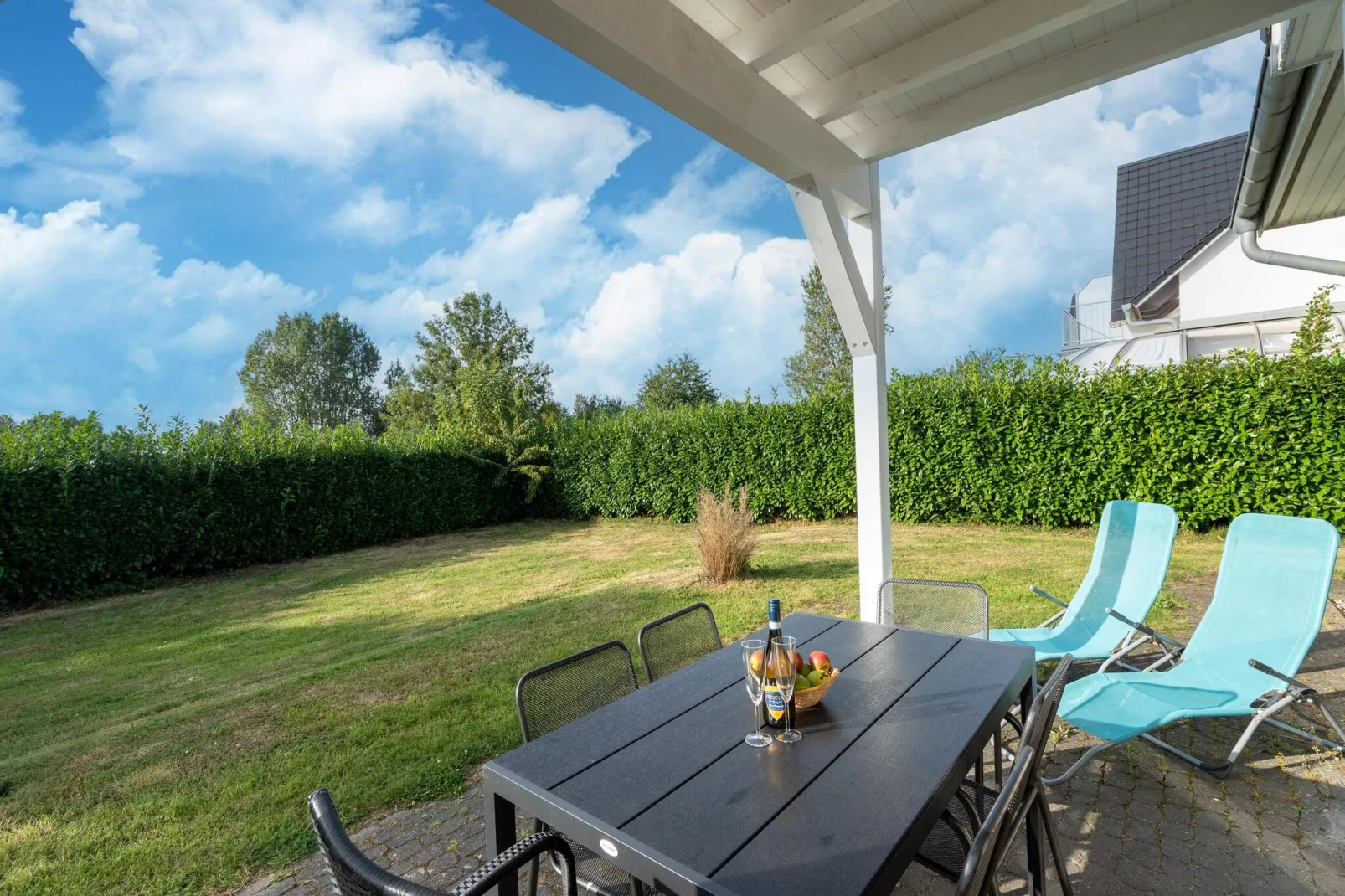 Minihus - Obergeschoss mit Balkon-Gardens summer