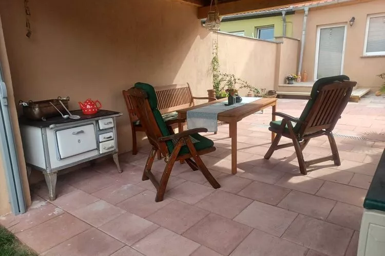Ferienwohnung Brandenburg - Ziesar-Terrasse / balcon