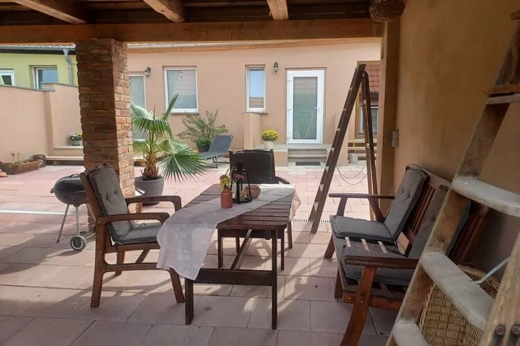 Ferienwohnung Brandenburg - Ziesar-Terrasse / balcon