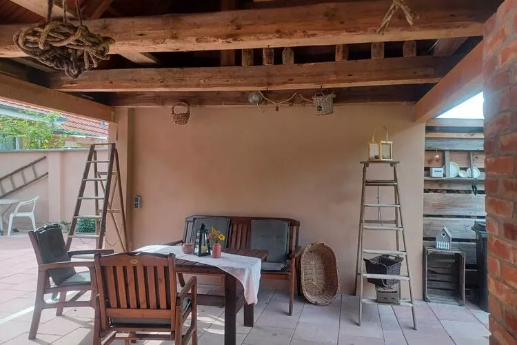 Ferienwohnung Brandenburg - Ziesar-Terrasse / balcon