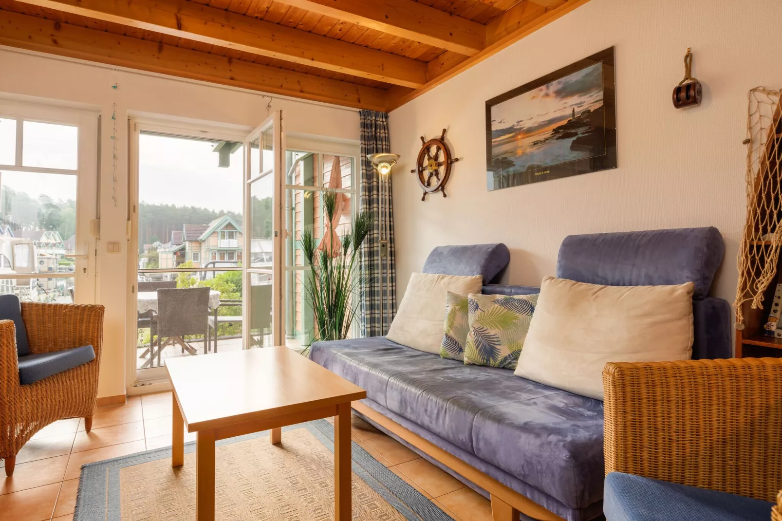 Hafendorf Rheinsberg 1-Living room