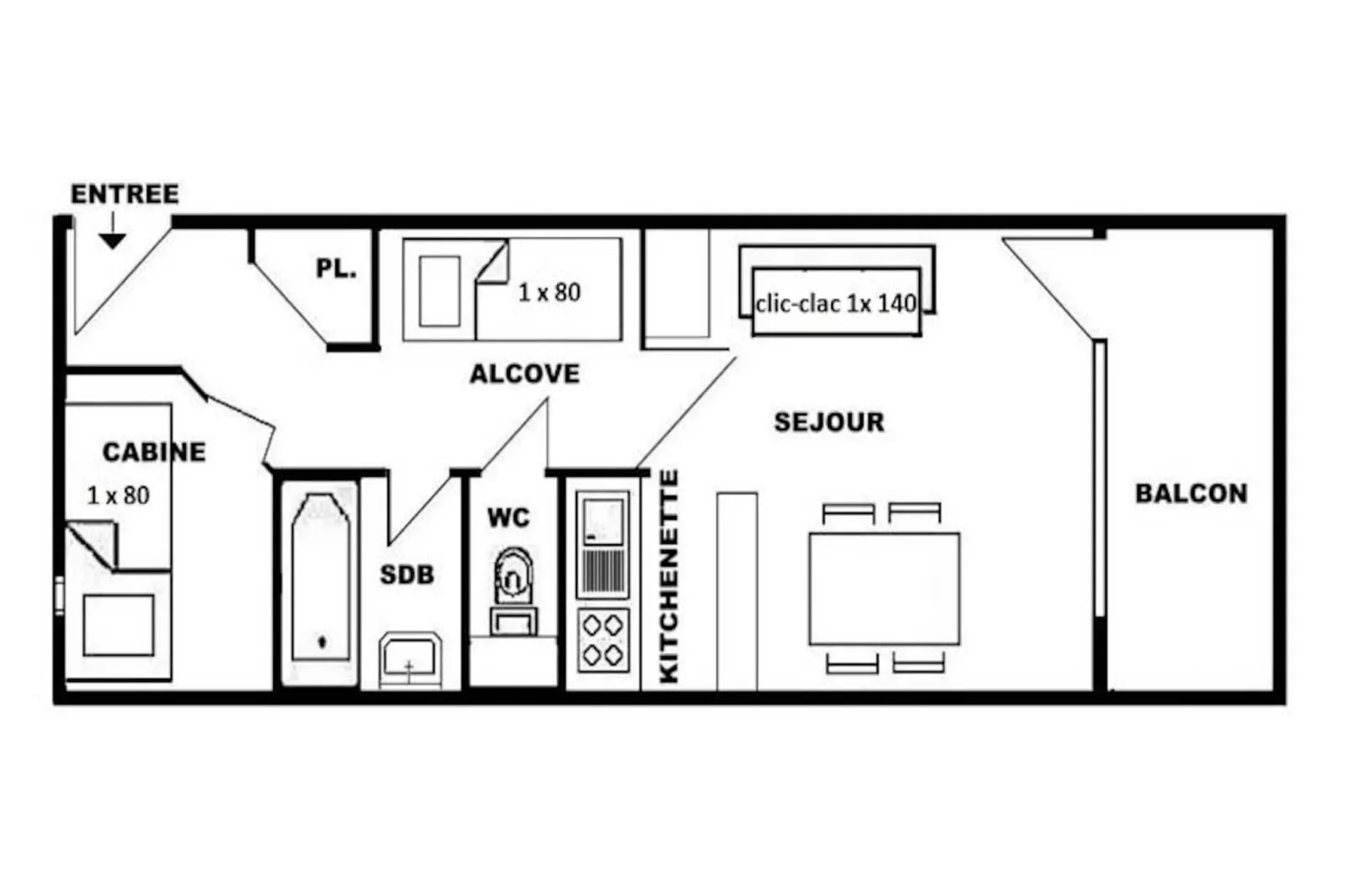Résidence Melezes Bat 1