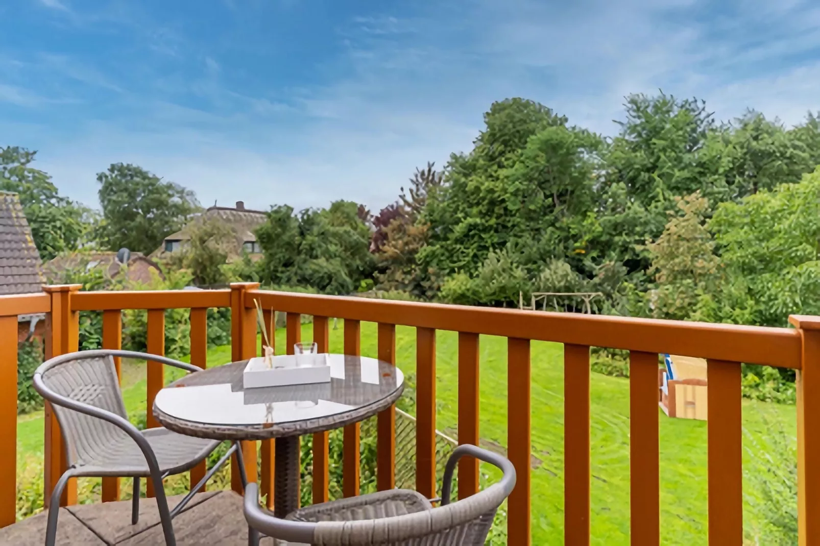 Ferienwohnung Hohe Düne Vollerwiek-Terrace balcony