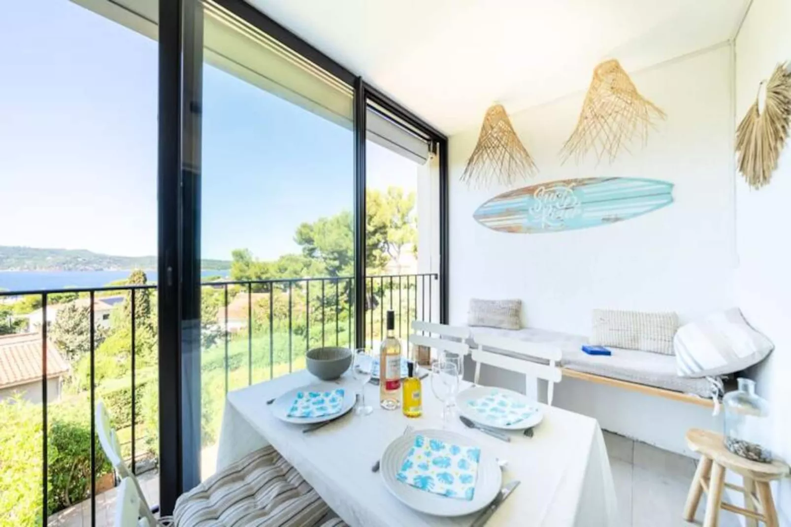 Vue Mer Imprenable, T3, Loggia, 6 Pers, Piscine, Tennis, Parking