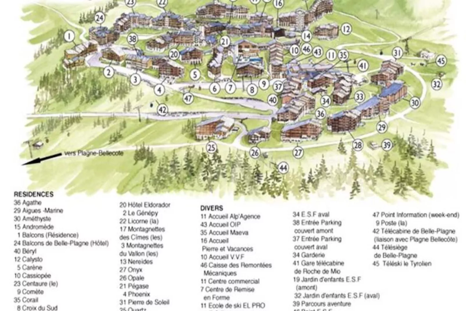 Résidence Themis-Nicht zugeordnet