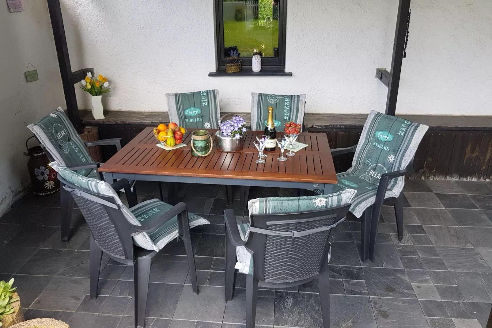 Ferienhaus Rühlen-Balcon-terrasse