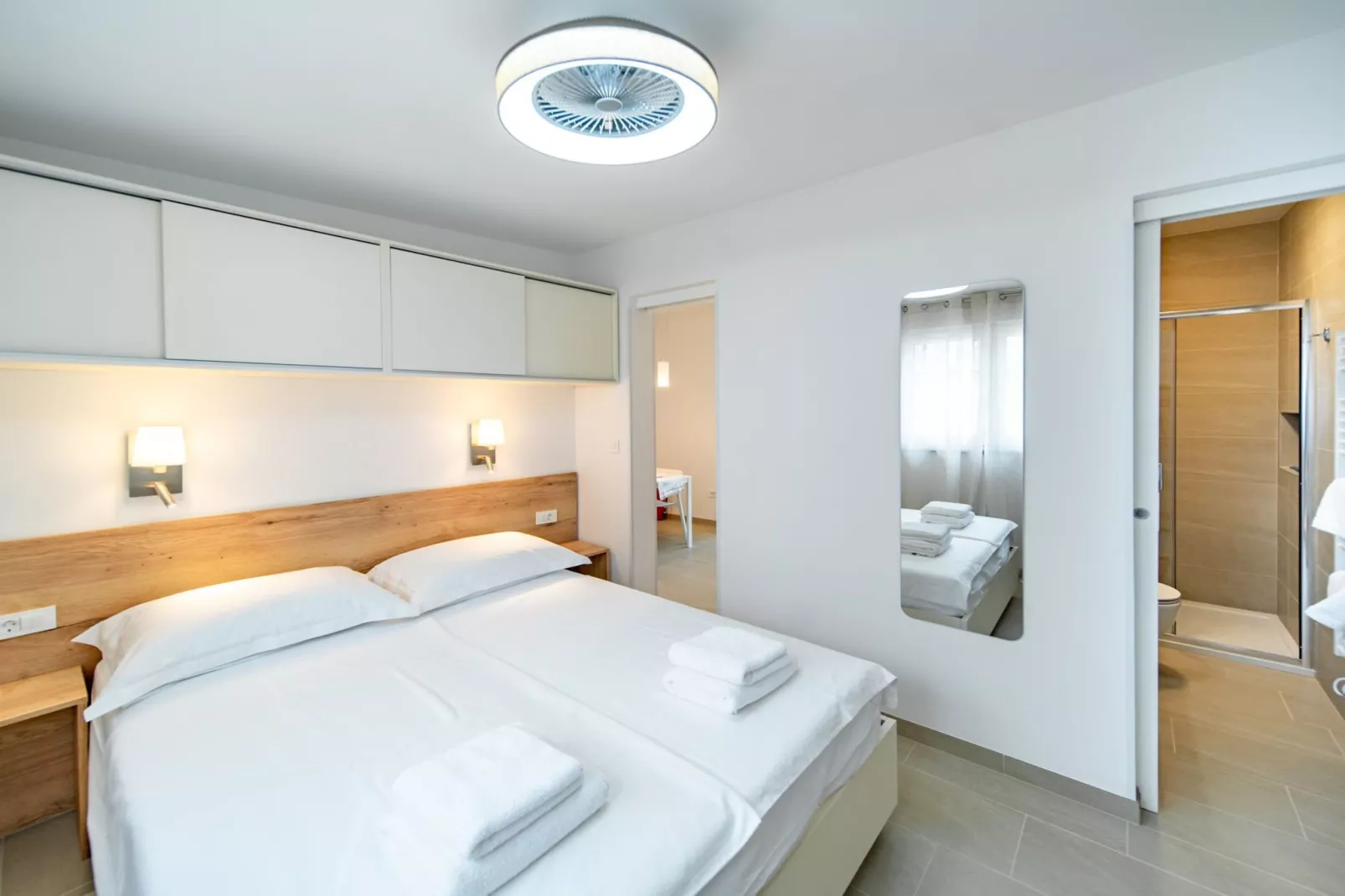 Apartments Arti Homes Rab Banjol - Two Bedroom Apartment With Terrace (Arti 3)-Schlafzimmer