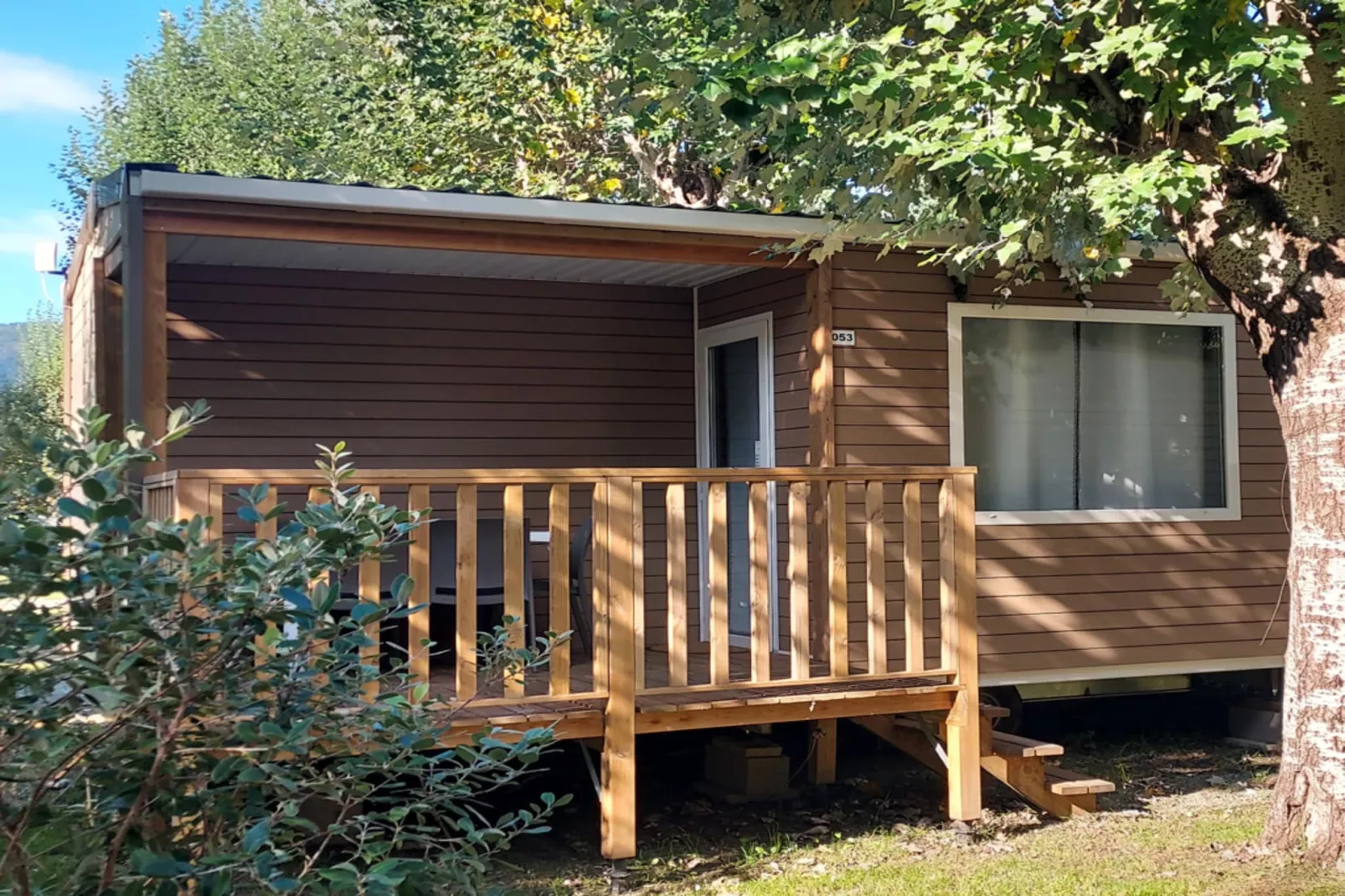 Camping Marina 3B // Mobile Home 5 Pax MH1-Extérieur été